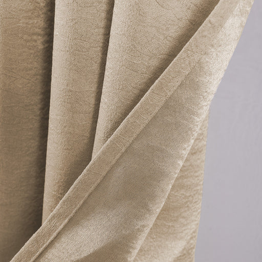 Olivia Gray San Juan Embossed Blackout Grommet Single Panel - 52x84", Taupe - 52x84"