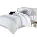 Chic Home Grace Embroidered Bridal Collection 8 Pieces Comforter Set - Queen 90x90, White - Queen