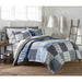 Micro Flannel Reverse to Sherpa Comforter Set, Full/Queen, Smokey Mt Plaid - Full/Queen,Smokey Mt Plaid