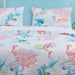 Barefoot Bungalow Sarasota Seahorse Print Pillow Sham - King 20x36", Multicolor - King