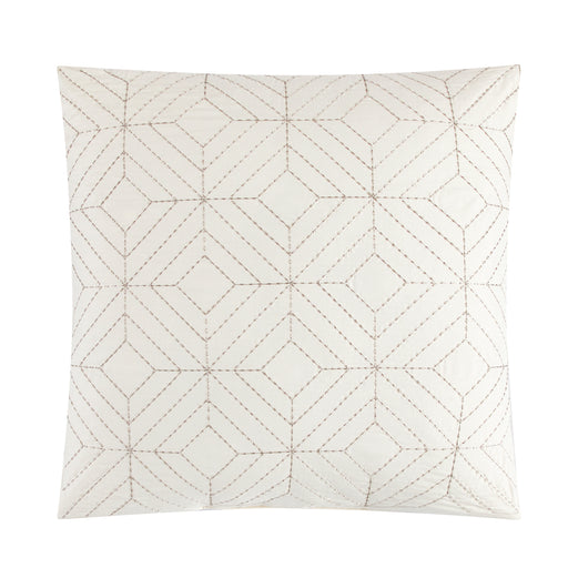 Chic Home Miles 4 Piece Comforter Set Contemporary Geometric Hexagon Pattern Print Design Bedding King Beige - King
