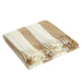 NY&C Home Lasko Faux Cashmere Throw Blanket Plush Super Soft Two Tone Striped Design With Tassel Fringe, 50” x 60”, Beige - Beige