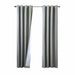Commonwealth Thermaplus Bedford Total Blackout Grommet Curtain - 52" x 63" - Grey - 52x63"