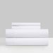 Chic Home Harley Sheet Set Solid Color With Pleated Details - Includes 1 Flat, 1 Fitted Sheet, and 2 Pillowcases - 4 Piece - Queen 90x102", White - White