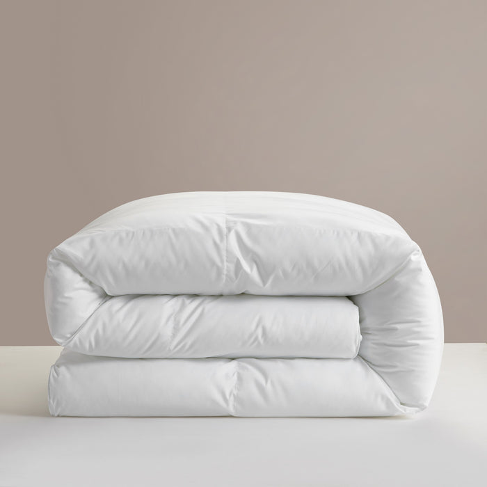 NY&C Home Halsey Comforter Box Stitched Design Lightweight Down Alternative Filling,King , White - King