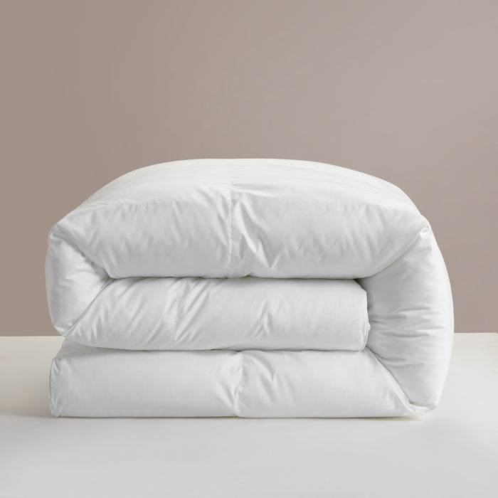 NY&C Home Easeland Comforter Box Stitched Design Down Alternative Filling, Twin, White - Twin
