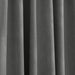 Thermalogic Seren Classic Velvet Room Darkening Dual Header Energy Efficient Curtain Panel 50" x 63" Charcoal - 50X63