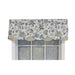 RLF Home Gianna Petticoat Valance Spa. 3"Rod Pocket, Contrast Bottom fabric. 50"W x 15"L - Spa
