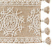 Saturday Knight Ltd Medallia Plush Cotton Pile 2-Tone Medallion Bath Rug - 17x24", Natural - 17x24