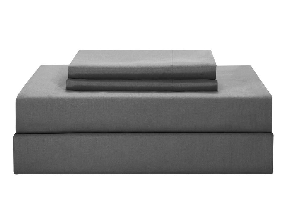 Chic Home Watson Chevron Ruffled Pinch Pleated Bedding Set 20 Pieces Comforter Sheets Window Treatments Pillows & Shams - Queen 90x92, Grey - Queen