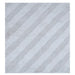 Unique Stripe Honeycomb Sculptured Bath Rug  Made Soft Plush Cotton  Super Soft The Touch 24" X 40" White - 24" X 40"