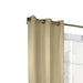 Commonwealth Thermalogic Weather Cotton Fabric Grommet Top Panel Pair - 80x72" - Khaki - Khaki