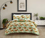 NY&C Home Safari 8 Piece Comforter Set Big Cat Jungle Themed Pattern Print Bed In A Bag Bedding - Sheets Pillowcases Decorative Pillows Shams Included, King - King