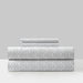 Chic Home Alaina Sheet Set Super Soft Contemporary Striped Chevron Pattern Design - Includes 1 Flat, 1 Fitted Sheet, and 1 Pillowcase - 3 Piece - Twin 66x102", Grey - Grey