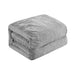 Chic Home Ashford Quilt Set Crinkle Crush Ruffled Drop Design Bedding - Pillow Shams Included - 3 Piece - Queen 80x60", Grey - Queen