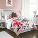 Chic Home Philia 9 Piece Reversible Comforter Set Floral Watercolor Design Bedding Sheet Set Decorative Pillows Shams Included King Multi - King