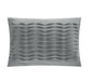 Chic Home Bradley Comforter Set Diamond Pinch Pleat Pattern Design Bedding - Decorative Pillow Shams Included - 4 Piece - Queen 90x92", Grey - Queen