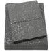 Plazatex Vine Print 90GSM Brushed Microfiber Soft Wrinkle Free Sheet Set - Full 54x75", Gray - Full,Gray