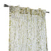 Habitat Verdure Light Filtering Rich Woven Branch Leaf Design Dual Header Curtain Panel 52" x 95" Green - 52X95
