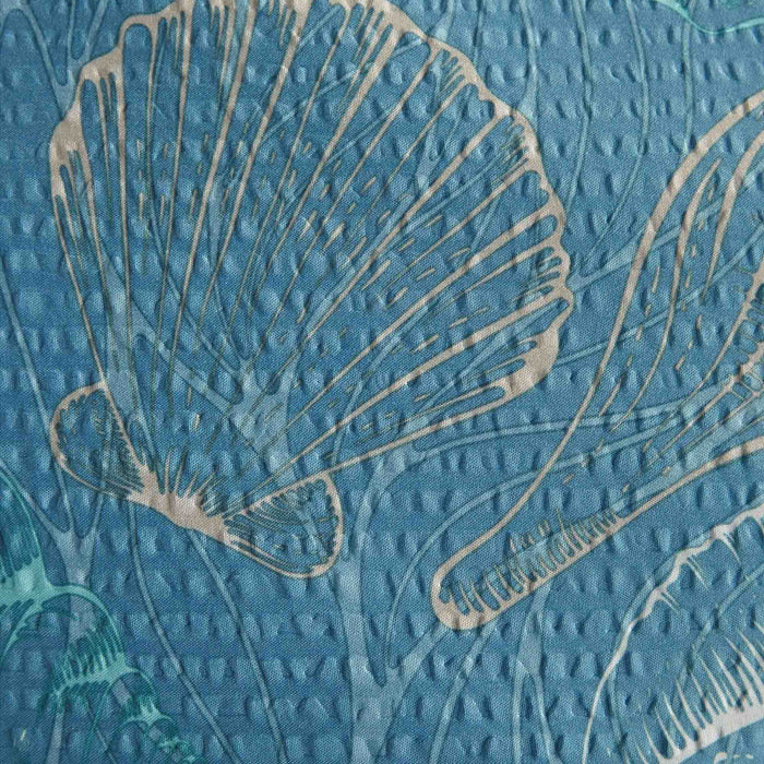 Seersucker Comforter Set, Full/Queen, Sea Shells - Full/Queen,Sea Shells