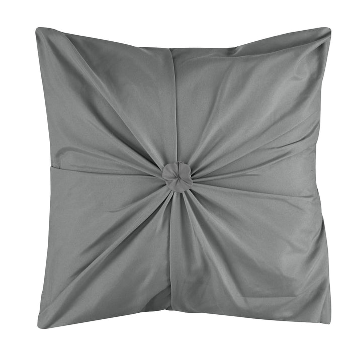 Chic Home Fay Comforter Set Ruched Color Block Design Bed In A Bag Blush, King - King