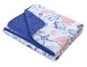 Chic Home Moselle 4 Piece Reversible Quilt Coverlet Set "Sea, Sand, Surf" Theme Embossed Quilted Design Bedding King - King