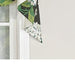 RLF Home Hydrangea Empire Valance Tuxedo Black 2-Scoop . 54"W X 25"L For windows up to 48"W - 48"W X 25"L,Tuxedo