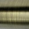Versailles Exotique Veneer Steel Heavy Duty Curtain Rods for Windows Set Brass