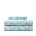 Chic Home Amira Sheet Set Watercolor Overlapping Rings Pattern Print Design - Includes 1 Flat, 1 Fitted Sheet, and 2 Pillowcases - 4 Piece - King 108x102", Aqua - Aqua