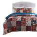 Greenland Home Fashions Barefoot Bungalow Poetry Quilt and Pillow Sham Set - King 105x95", Classic - King,Classic