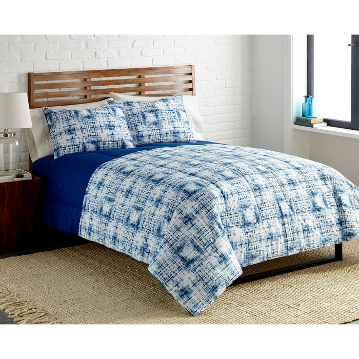 Micro Flannel 6 in 1 Comforter Set, Twin, Batik - Twin,Batik