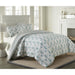 Micro Flannel Reverse to Sherpa Comforter Set, King, Watercolor Pines - King,Watercolor Pines