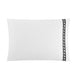 Chic Home Lewiston 7 Piece Cotton Blend Duvet Cover 1500 Thread Count Set Solid White With Embroidered Details Bed In A Bag Black