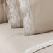 Shavel Micro Flannel Quality Lace-Edged Sheet Set - King Flat/Fitted Sheet 108x110/80x78x18" 2-Pillowcase 21x40" - Taupe. - King,Taupe