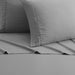 Chic Home Casey Sheet Set Solid Color Washed Garment Technique - Includes 1 Flat, 1 Fitted Sheet, and 2 Pillowcases - 4 Piece - King 108x102", Grey - Grey