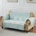 Greenland Home Fashions Barefoot Bungalow Phoenix Furniture Protector - Loveseat 103x76", Turquoise - 103x76,Phoenix Turquoise