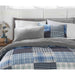 Micro Flannel Reverse to Sherpa Comforter Set, King, Smokey Mt Plaid - King,Smokey Mt Plaid