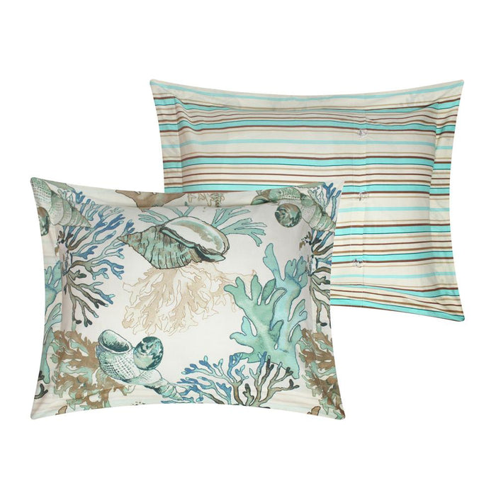 Barefoot Bungalow Atlantis Luxurious Comfortable Ultra Soft Pillow Sham Jade