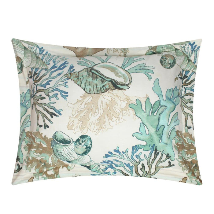 Barefoot Bungalow Atlantis Luxurious Comfortable Ultra Soft Pillow Sham Jade