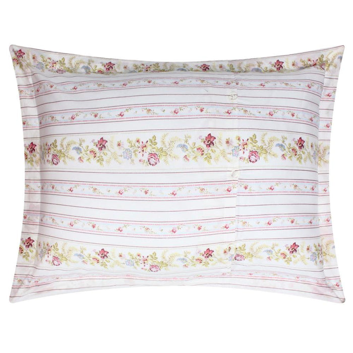 Greenland Home Fashions Antique Rose Luxurious Comfortable Ultra Soft Pillow Sham Ivory
