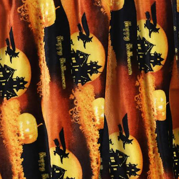 Plazatex MicroPlush Halloween Printed Holiday Throw Blanket - 50x60", Multi