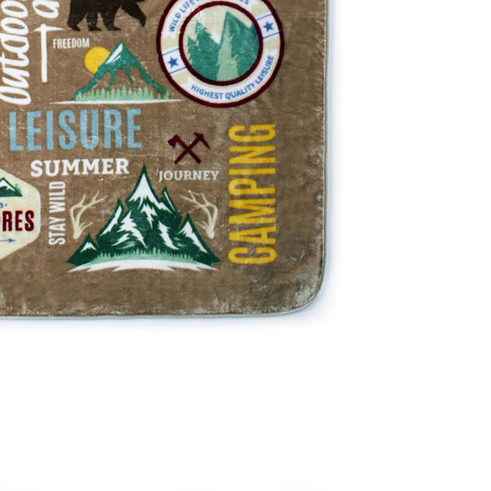 Shavel Hi Pile High Quality Luxurious And Incredibly Soft Warm Snuggly Throw Jumbo 60x80" - Camping