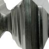 Versailles Industria Stacked Steel Heavy Duty Curtain Rods for Windows Set Brushed Nickel
