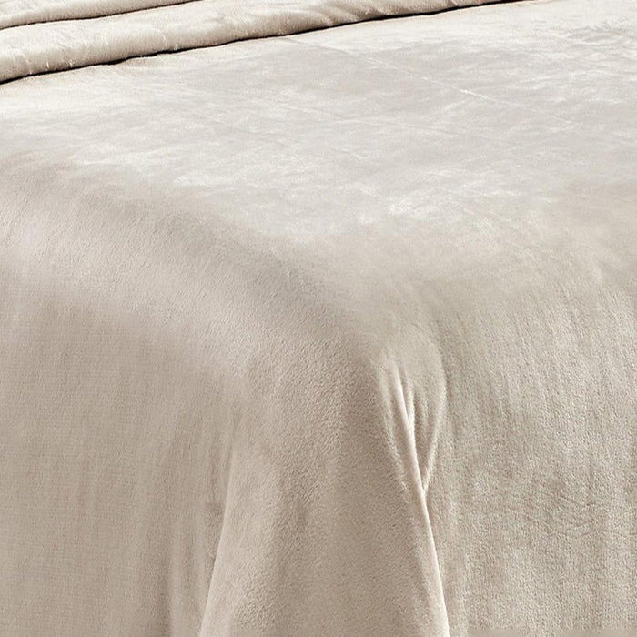 Kansas Wrinkle Resistant Ultra Soft Solid All Season Sheet Set Light Brown by Plazatex