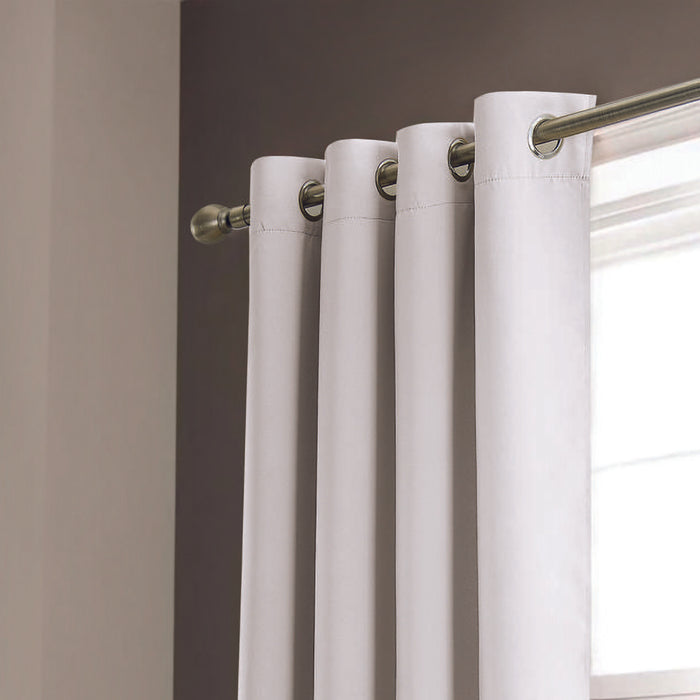 RT Designers Collection Anchorage Blackout Grommet Curtain Panel 54" x 84" White