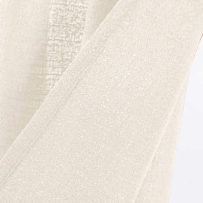 RT Designers Collection Cole Textured Grommet Room Darkening Curtain Panel Ivory