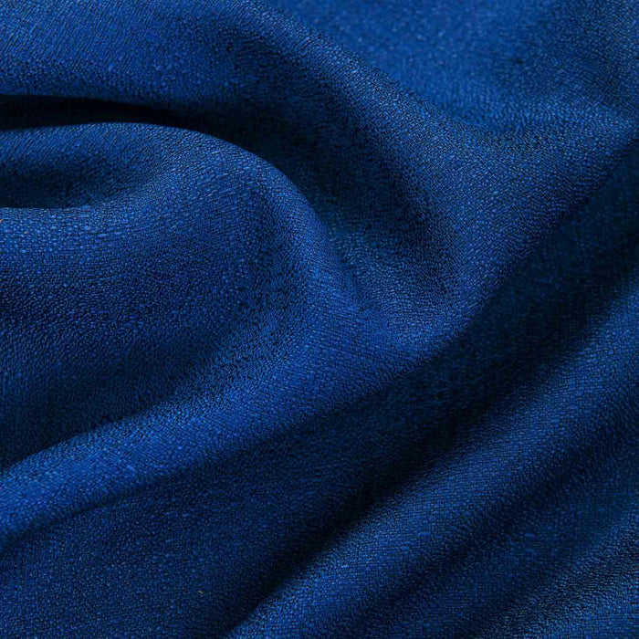 RT Designers Collection Cole Textured Grommet Room Darkening Curtain Panel Navy