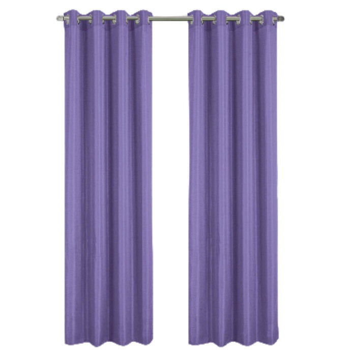 RT Designer Collection Gibson Luxurious Decorative Grommet Curtain Panel 54" x 90" Lilac