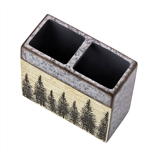 SKL Home Aspen Lodge Toothbrush Holder - Natural 4.09x2.08x4.6