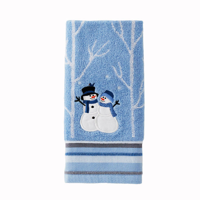 SKL Home Saturday Knight Ltd Winter Friends Bath Towel - 24x48", Blue